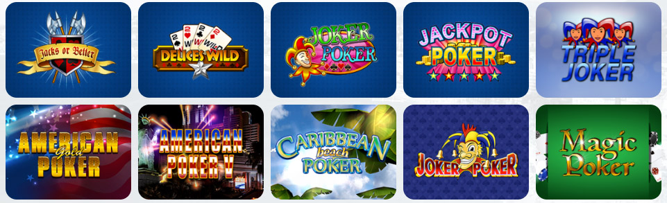 Vídeo Poker 8Casino